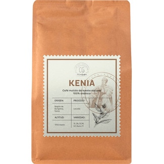 Café Moído 100% Arábica de Origem Quénia embalagem 250 g - Club Del Gourmet