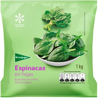 Espinafres em Folhas embalagem 1 kg - El Corte Inglés