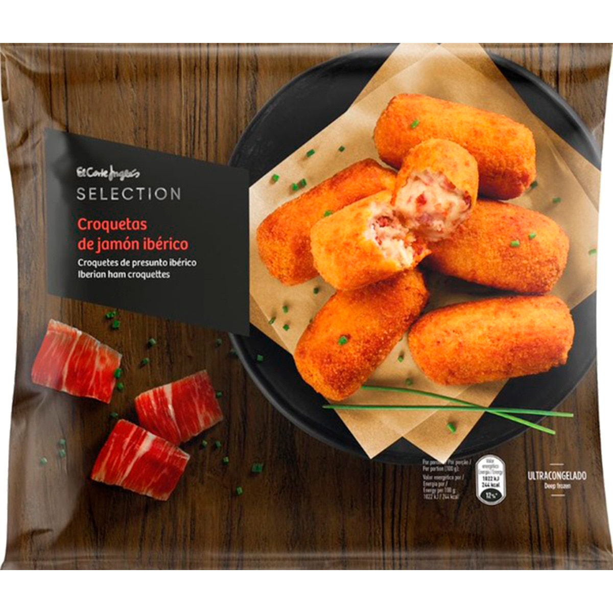 Croquetes de Presunto Ibérico embalagem 500 g