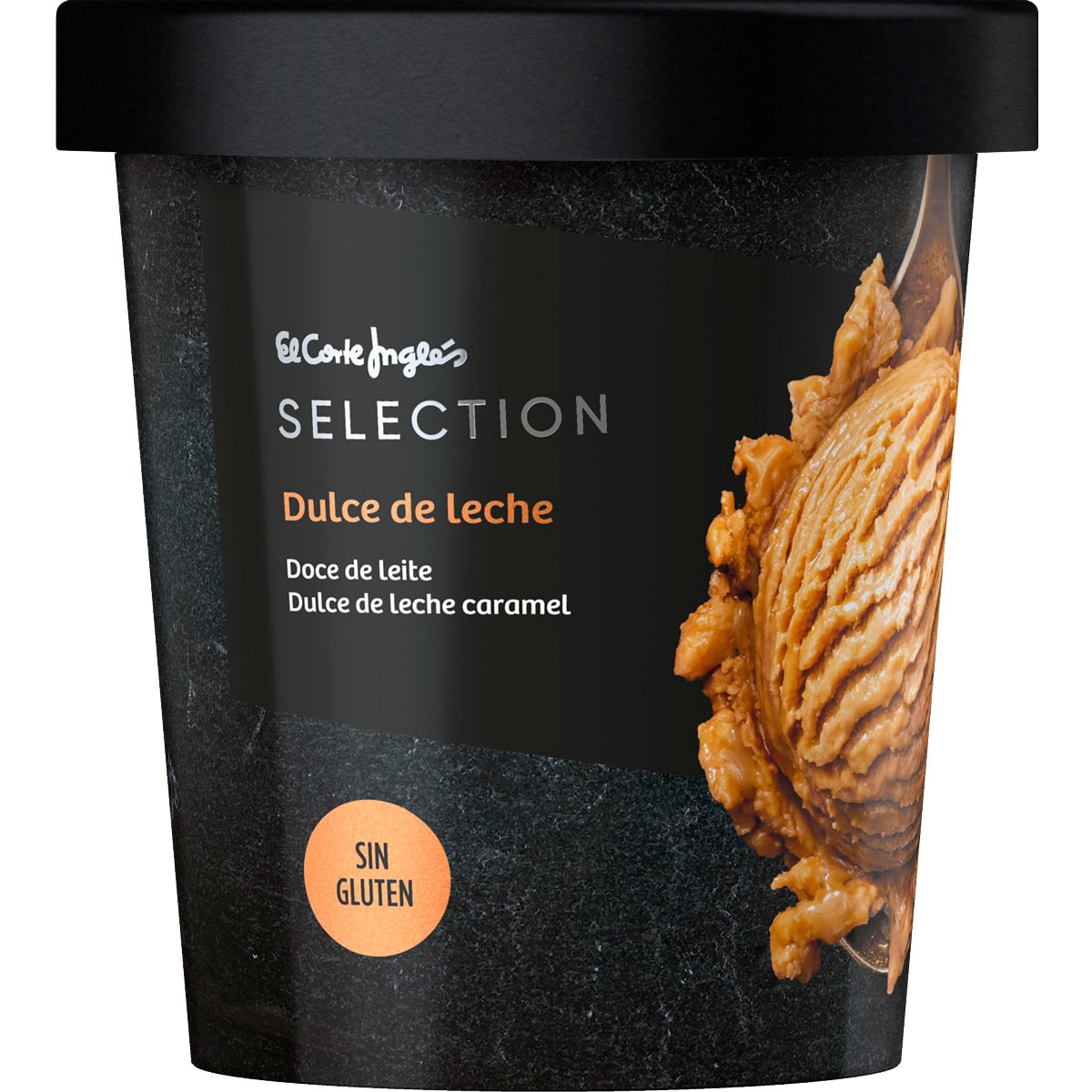 Gelado de Doce de Leite sem Glúten embalagem 500 ml