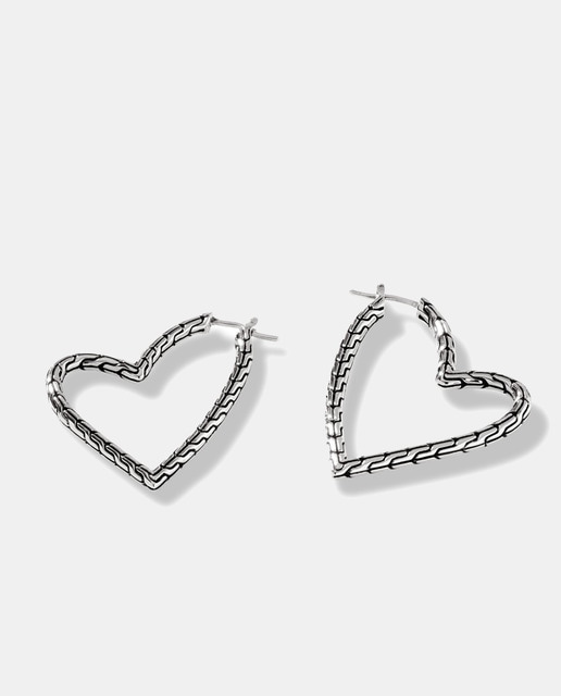 Imagen 0 de Pendientes de aro Chain Manah de plata