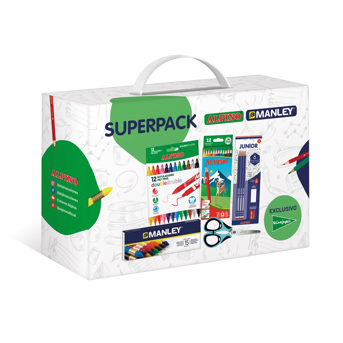 Imagen 0 de Pack ahorro 2 escolar Vuelta al Cole Alpino