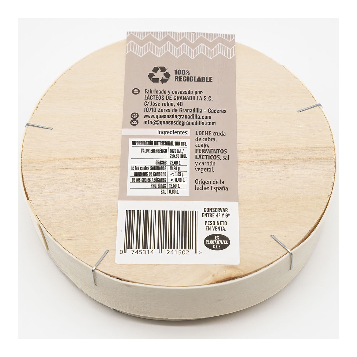 Queso de cabra madurado Carbonero 2