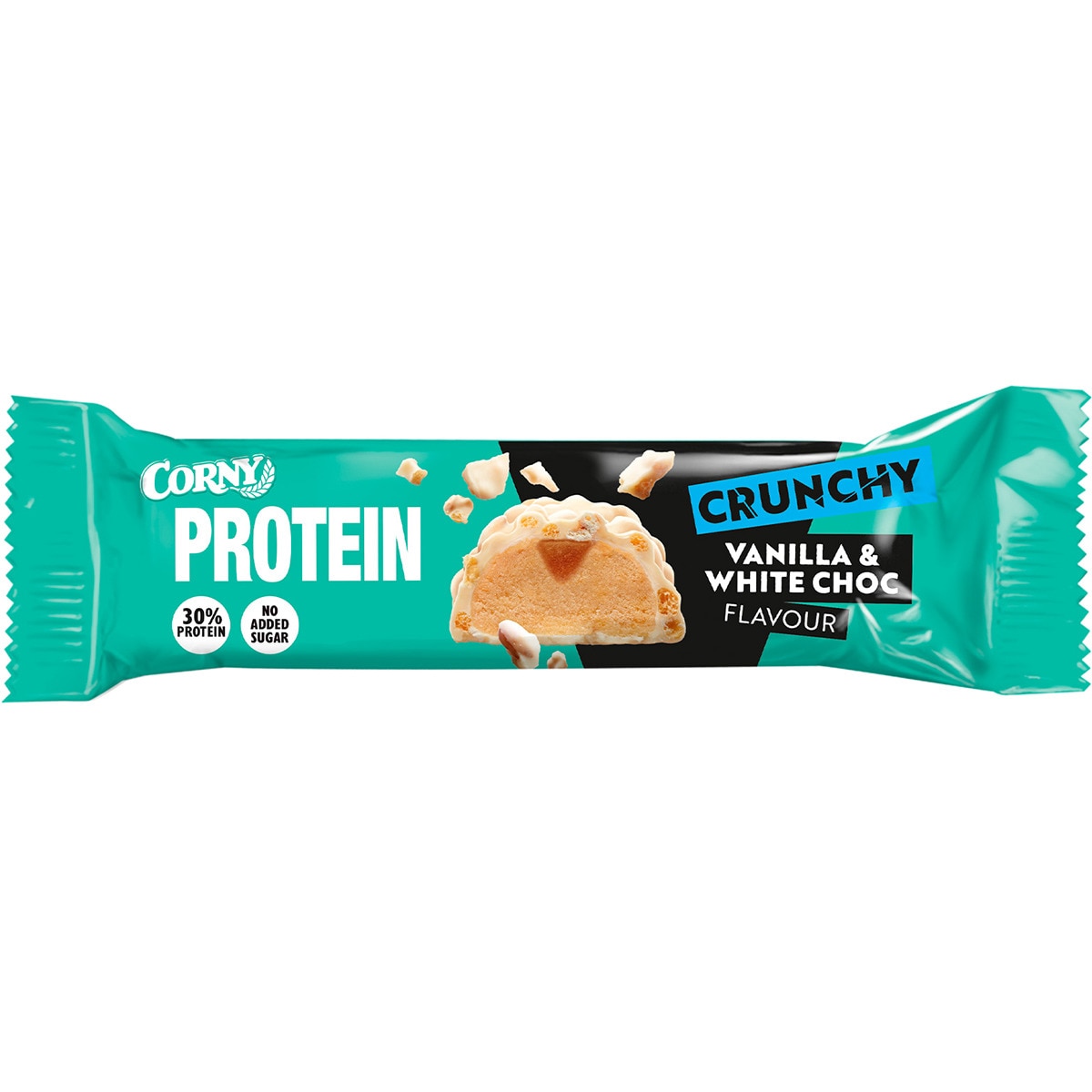 Protein barrita de proteínas vainilla y chocolate blanco con 30% de proteínas sin azúcares envase 45 g