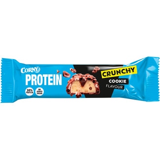 Protein Crunchy barrita de proteínas sabor cookies sin azúcar añadidos envase 45 g - Corny