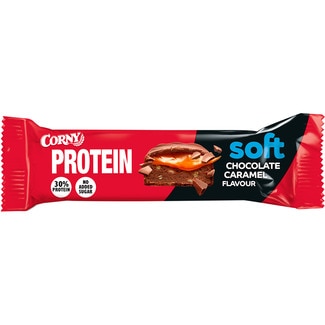 Protein Soft barrita de proteínas sabor chocolate y caramelo sin azúcar añadido envase 45 g - Corny