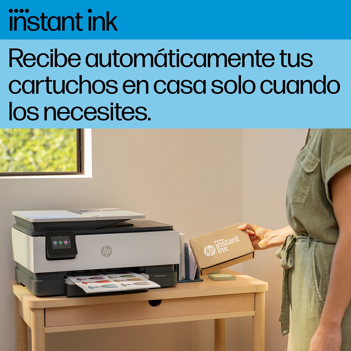 Impresora Multifunción HP OfficeJet Pro 8135e, Fax, Wi-Fi, compatible con Instant Ink Blanco / Azul-8