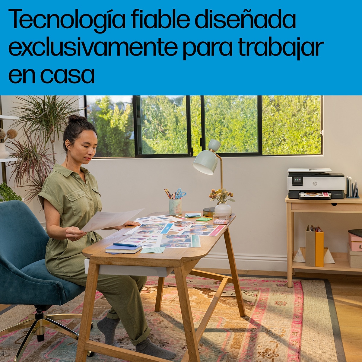 Impresora Multifunción HP OfficeJet Pro 8135e, Fax, Wi-Fi, compatible con Instant Ink Blanco / Azul-10