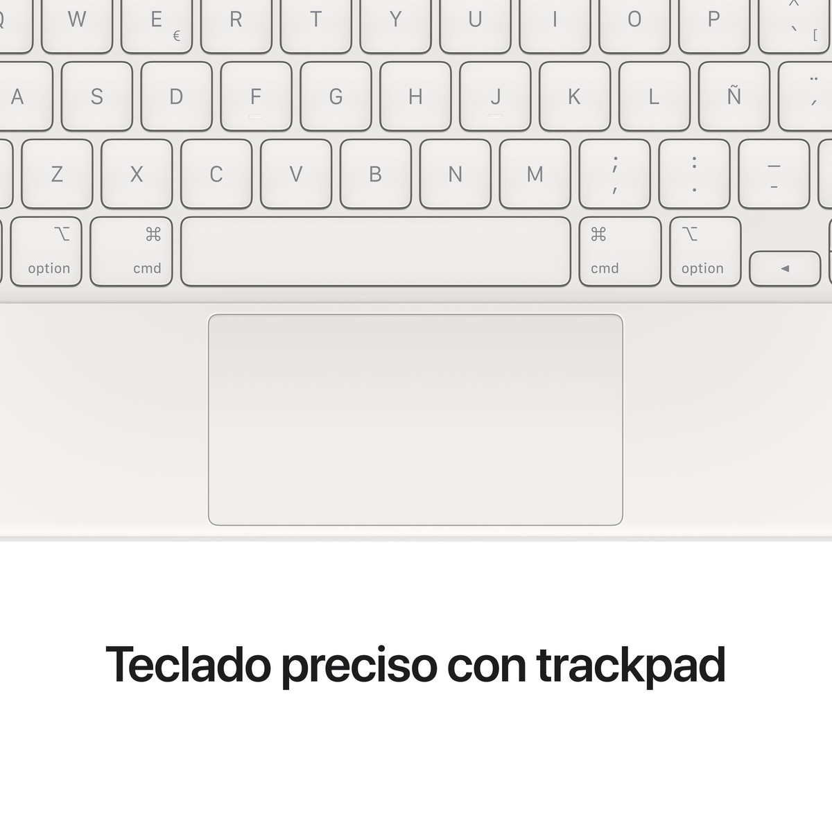 Teclado Apple Magic Keyboard para iPad Pro 13 (M4) blanco Blanco-9