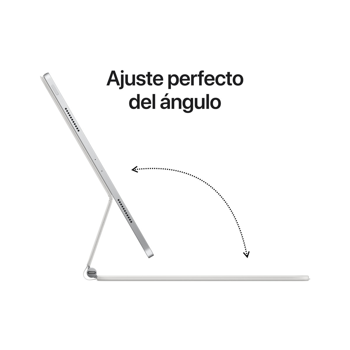 Teclado Apple Magic Keyboard para iPad Pro 13 (M4) blanco Blanco-8