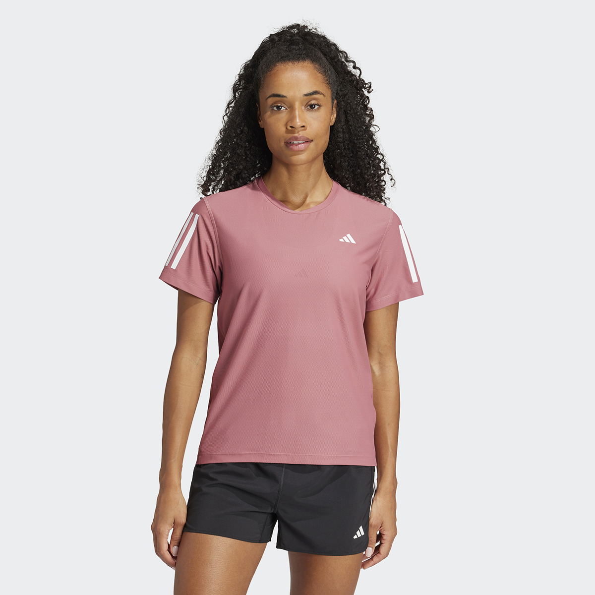 T-shirt de Mulher Own The Run Vermelho-1