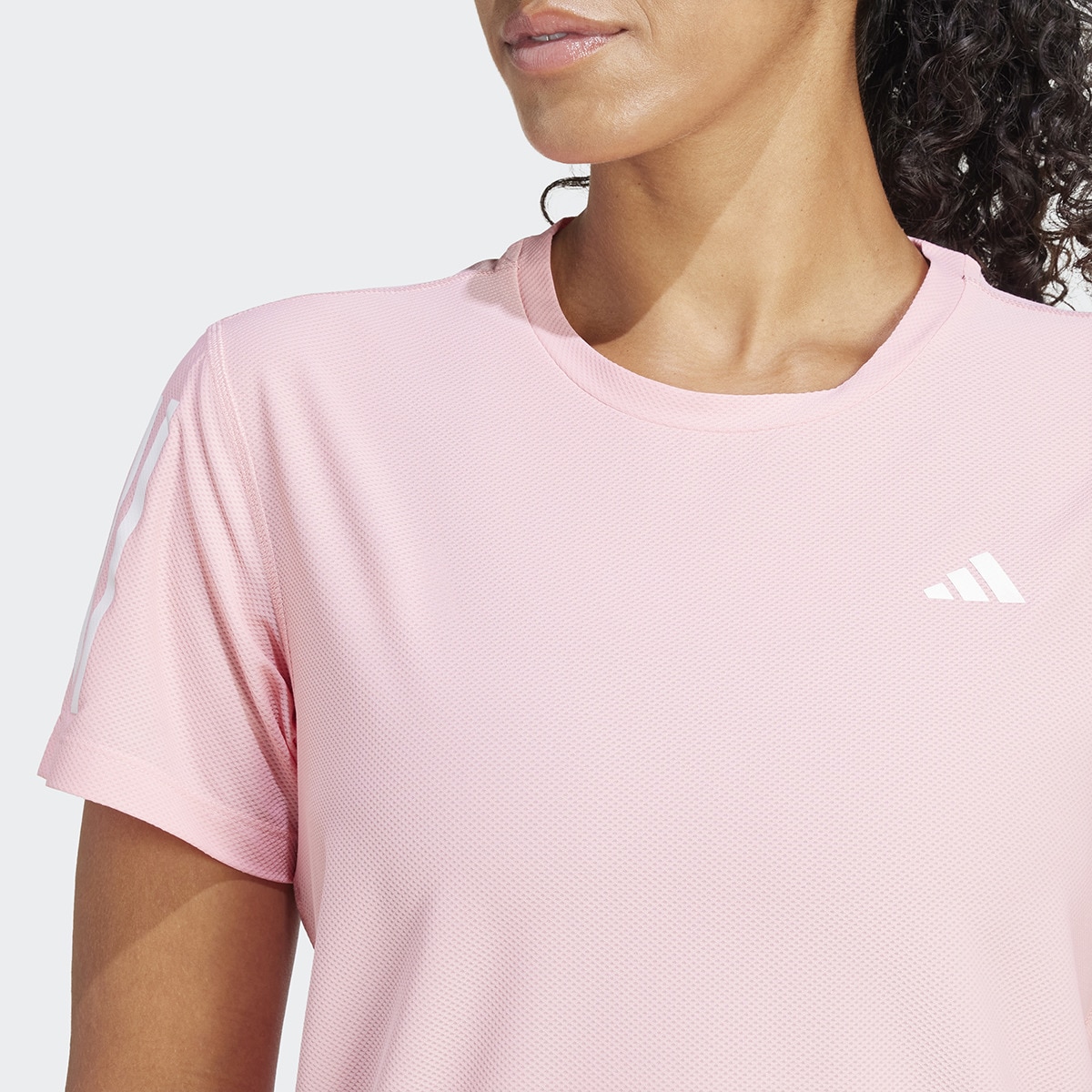 T-shirt de Mulher Own The Run Rosa-4