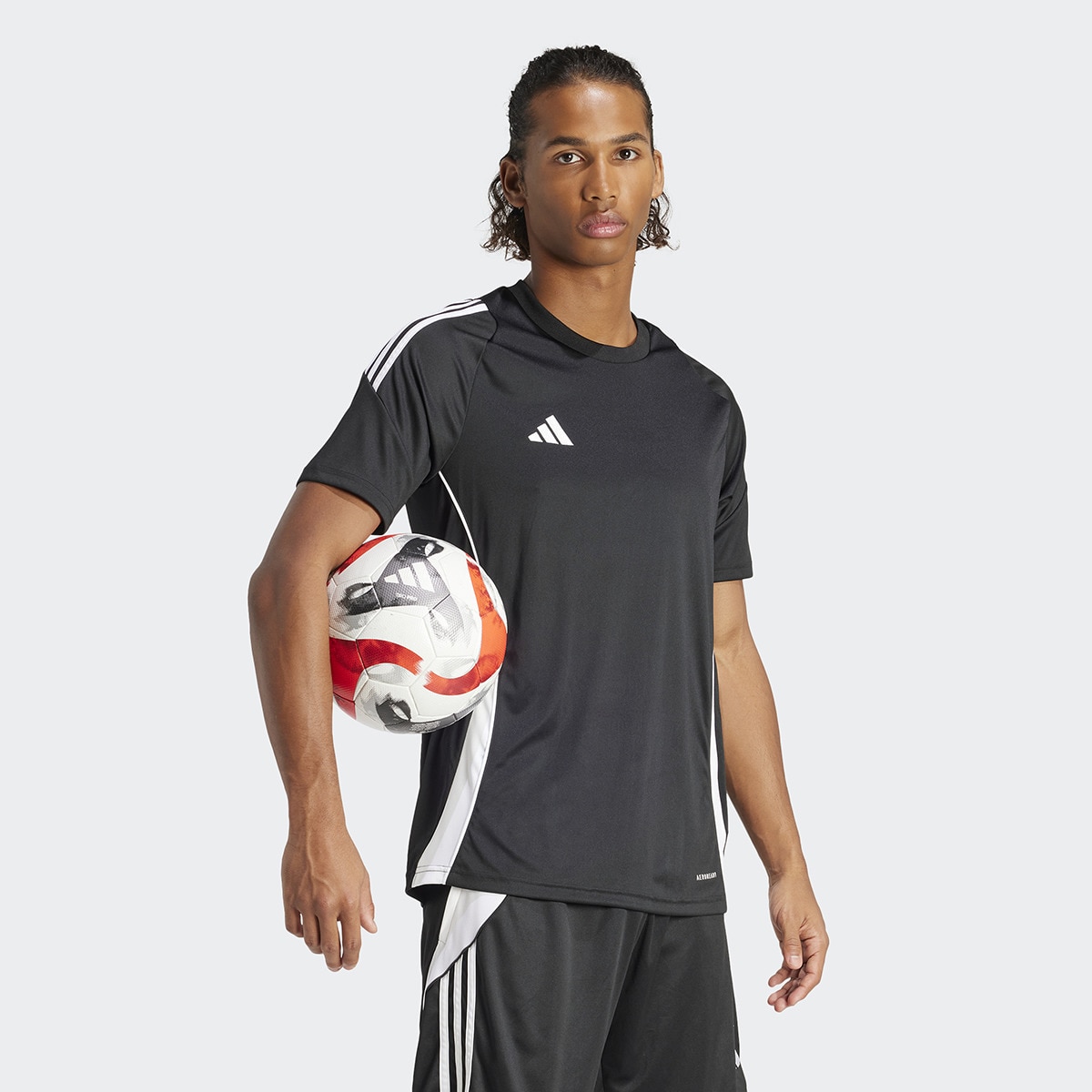 T-shirt de Homem Tiro 24 Preto / Branco-3