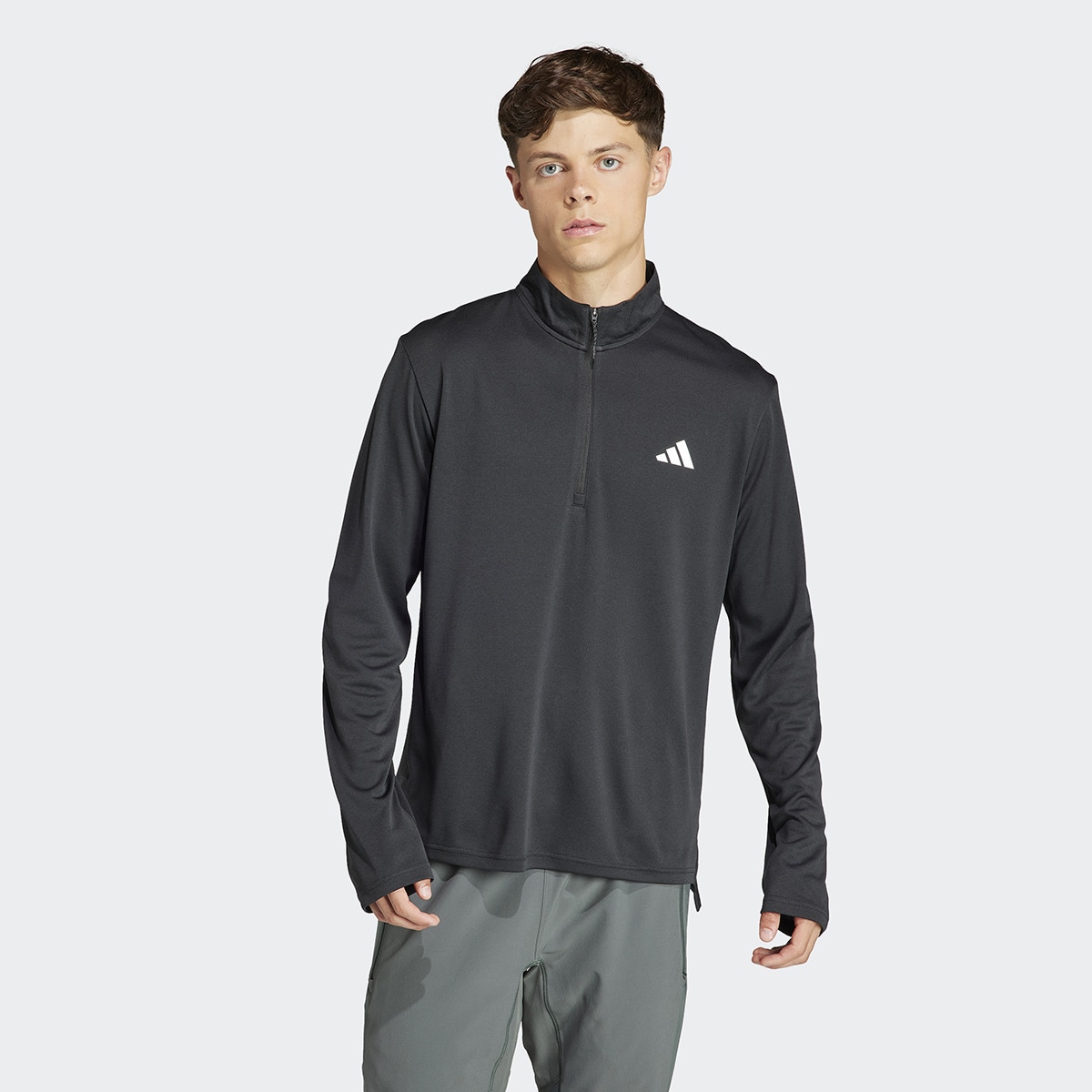 T-shirt de Homem Train Essentials Training 1/4-Zip Preto-1