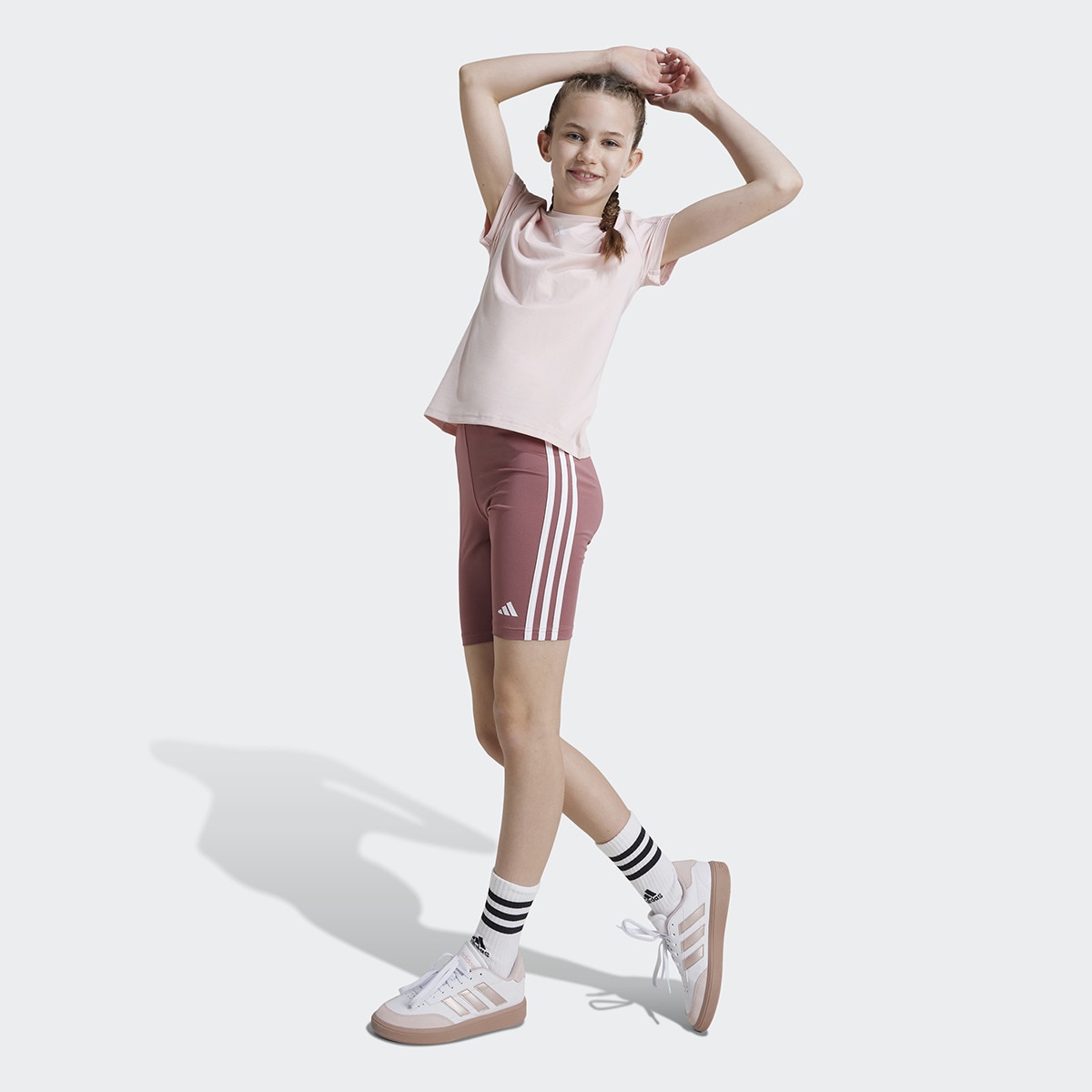 Ropa Deportiva Conjunto Adidas NiÃ±a Rosa Conjunto De Niña Train