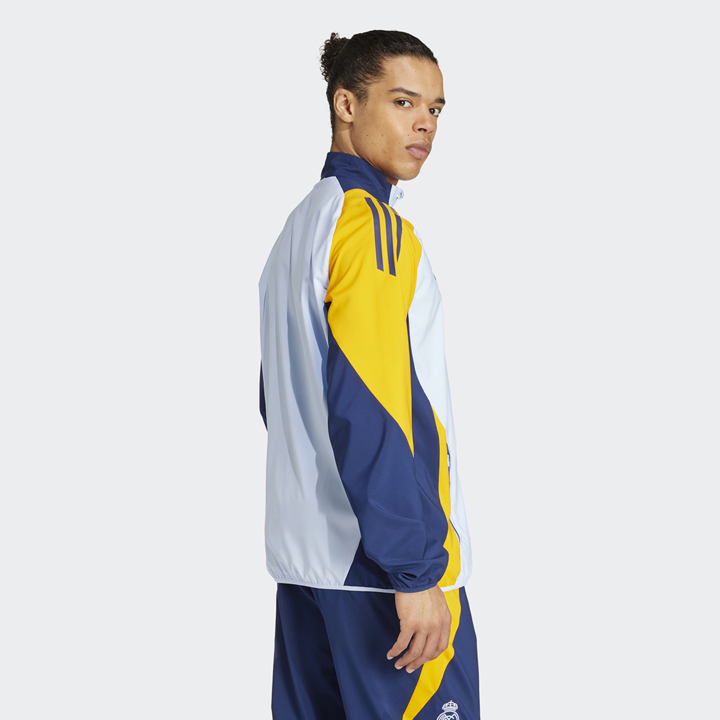 Casaco de Homem Real Madrid CF Pre Jkt Y Azul / Laranja-2