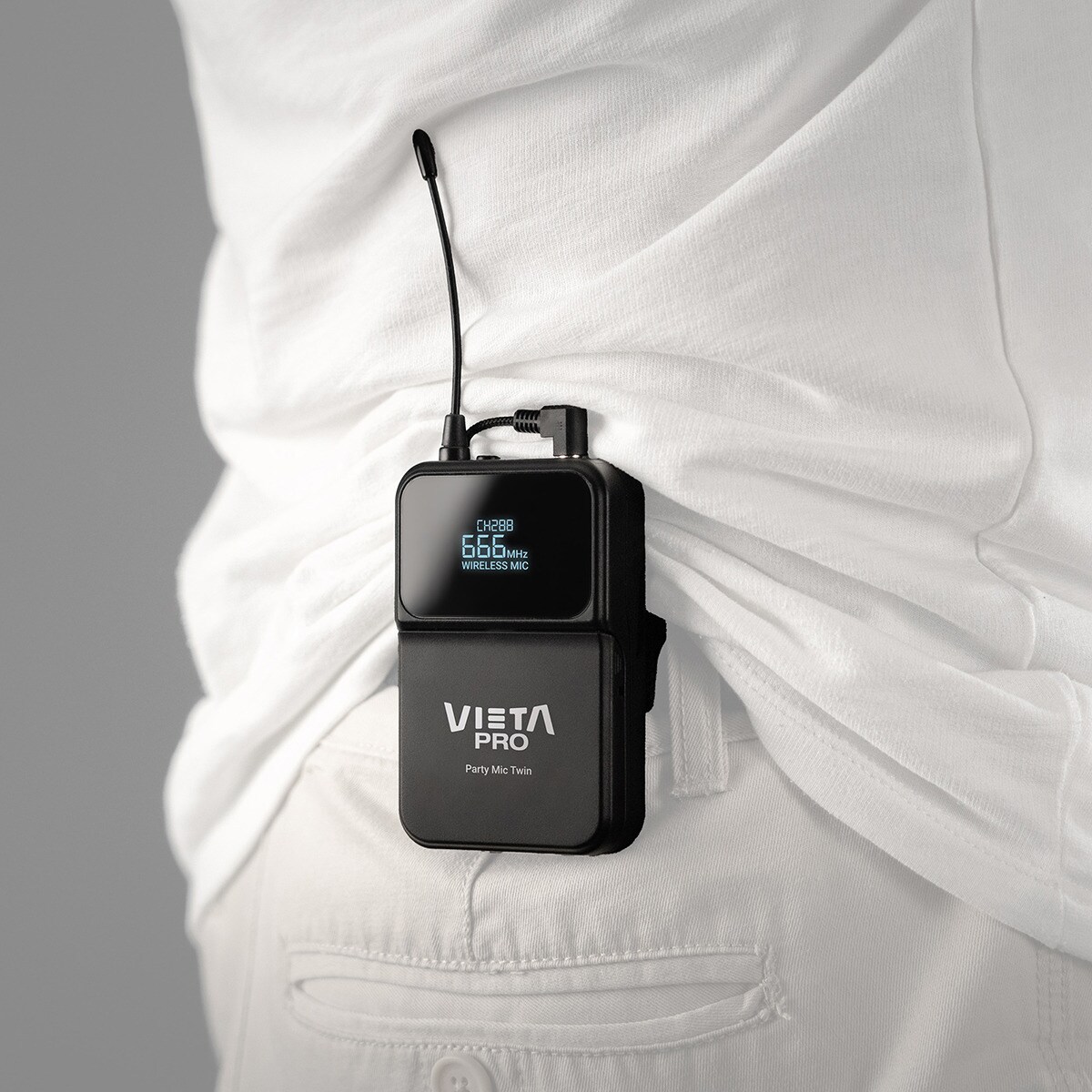Micrófono doble Vieta Pro Party Mic Twin Negro-8