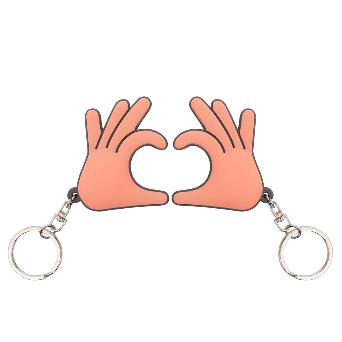 Set de 2 llaveros Mr. Wonderful: Manos en forma de corazón 1