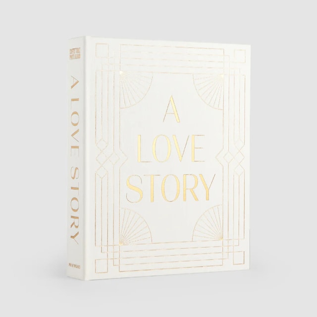 Imagen 0 de Álbum de fotos a love story  Printworks blanco y dorado
