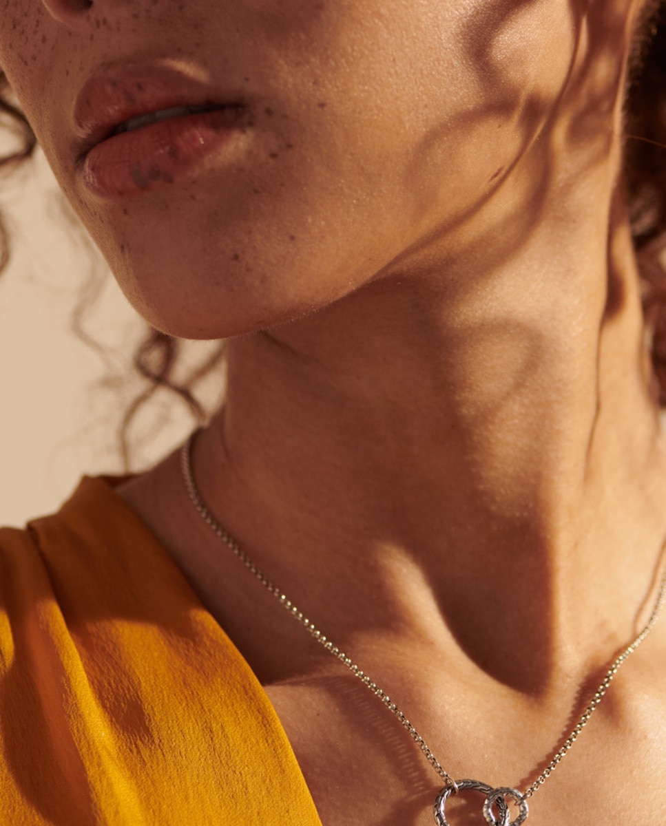 Collar Essentials Chain de plata Plata-8