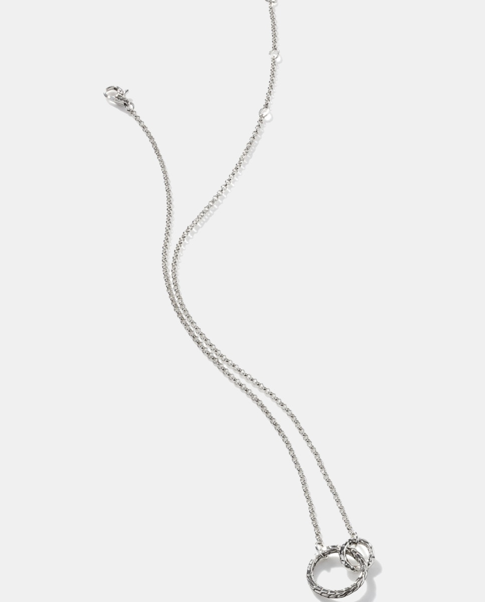 Collar Essentials Chain de plata Plata-3