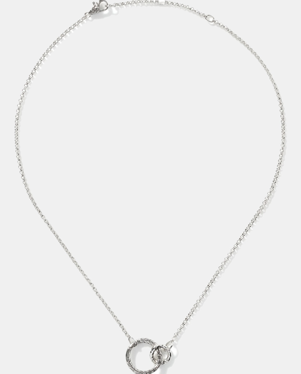 Collar Essentials Chain de plata Plata-1