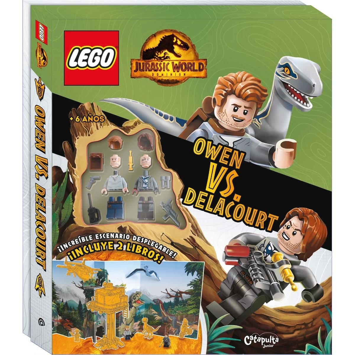 Lego Jurassic World. Owen vs. Delacourt 1
