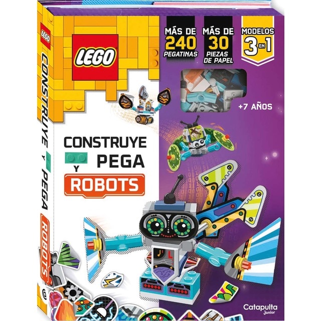 Imagen 0 de LEGO. Construye y pega robots  (Tapa dura)