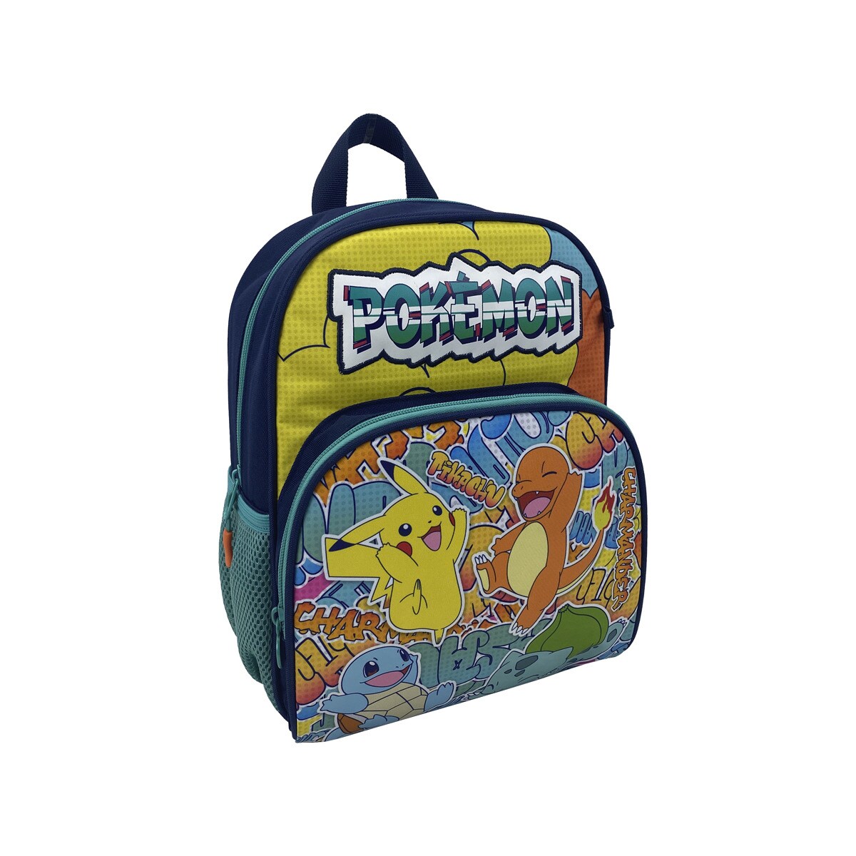 Mochila Pokémon Urban Color 30 cm - Azul Multicor 3