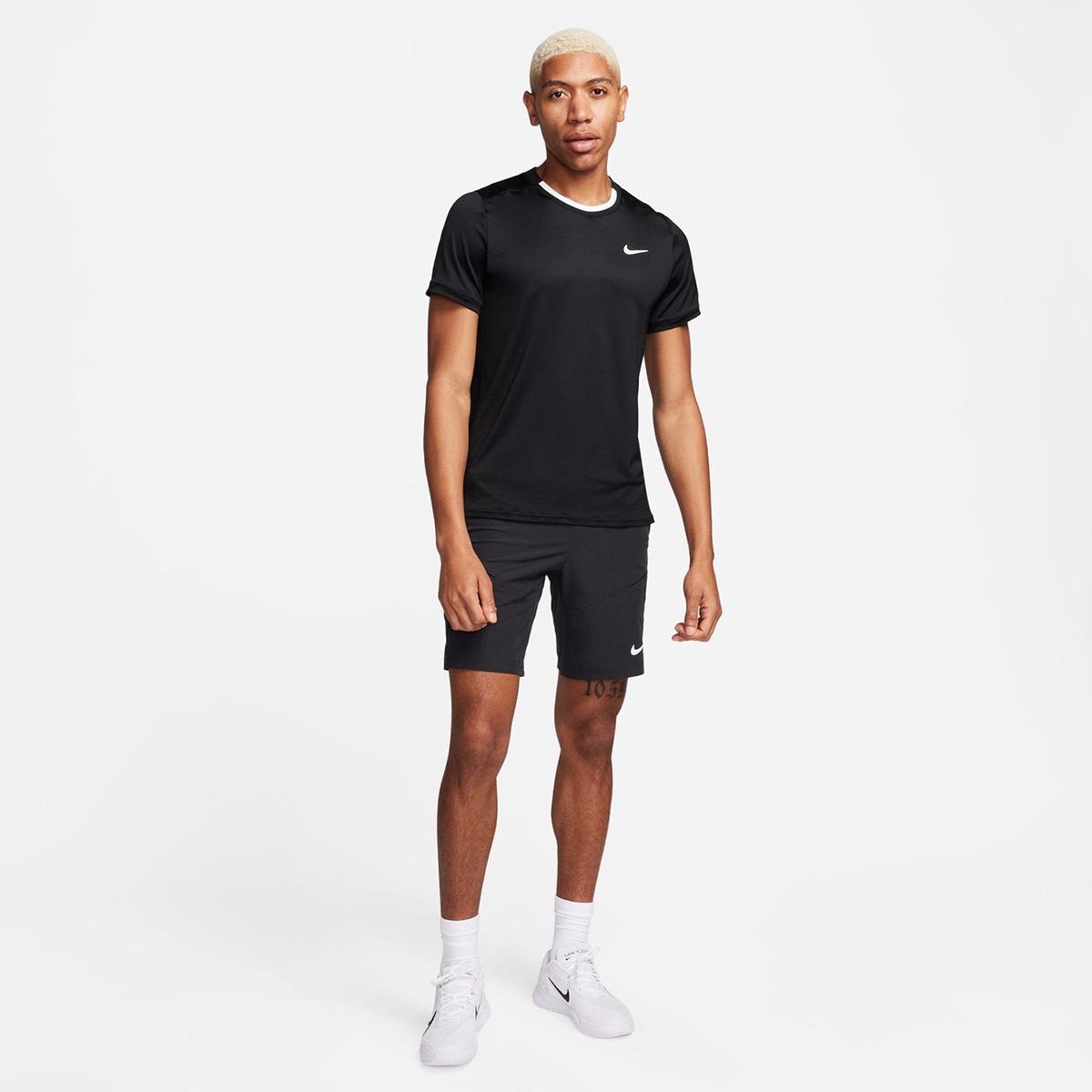 T-shirt de Homem Court Advantage Dri-FIT Tennis Top Preto-5