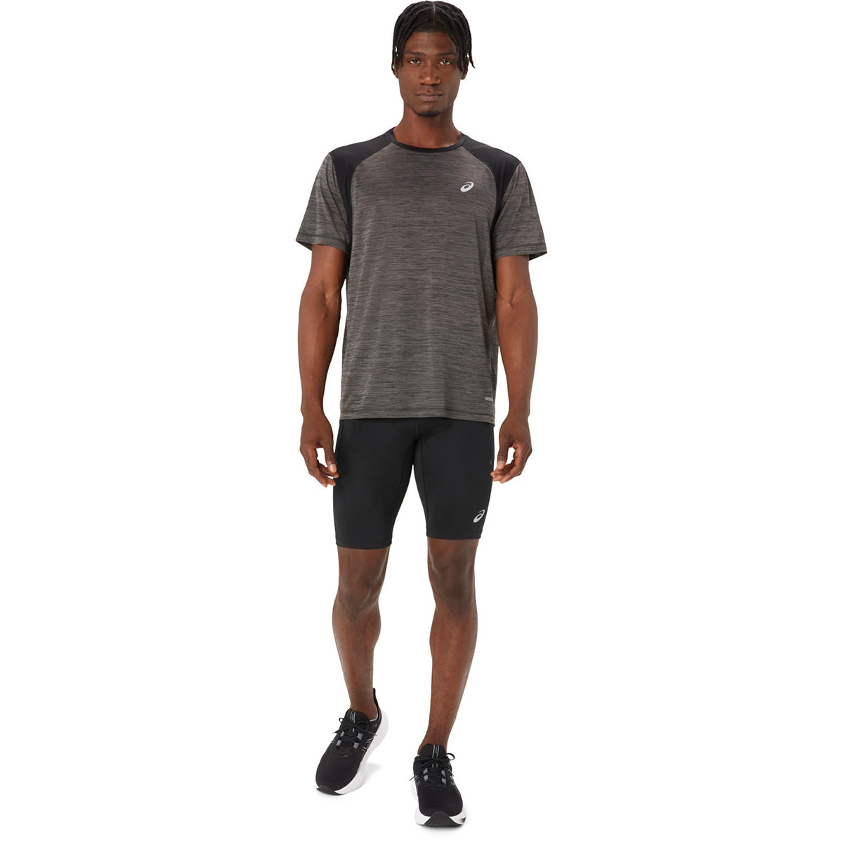 T-shirt de Homem Road SS Top Preto-6