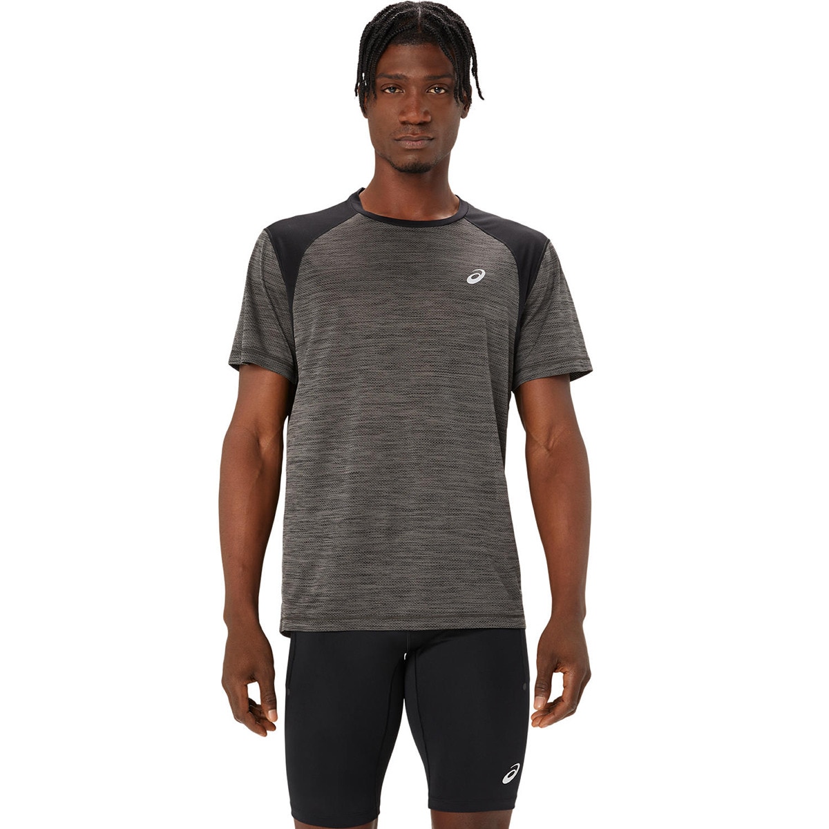 T-shirt de Homem Road SS Top Preto-1