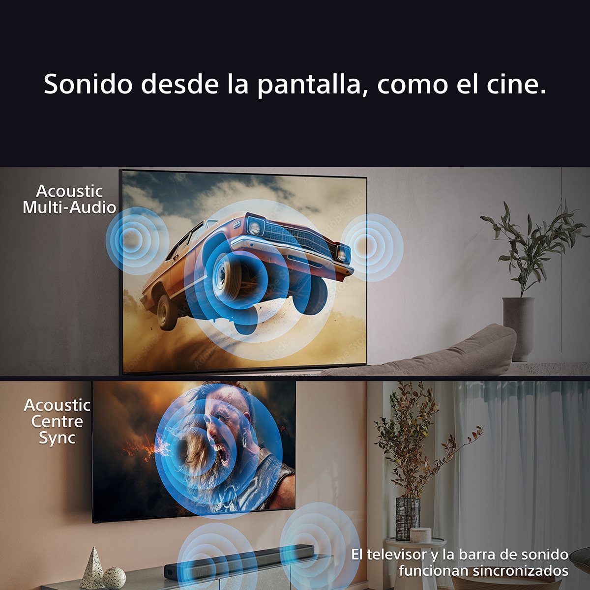 TV 65" Sony BRAVIA 7 65XR70 Mini LED, 4K HDR, Google TV, Smart TV, Funciones para PS5, IMAX Enhanced, Dolby Vision Atmos, Chromecast, AirPlay 4