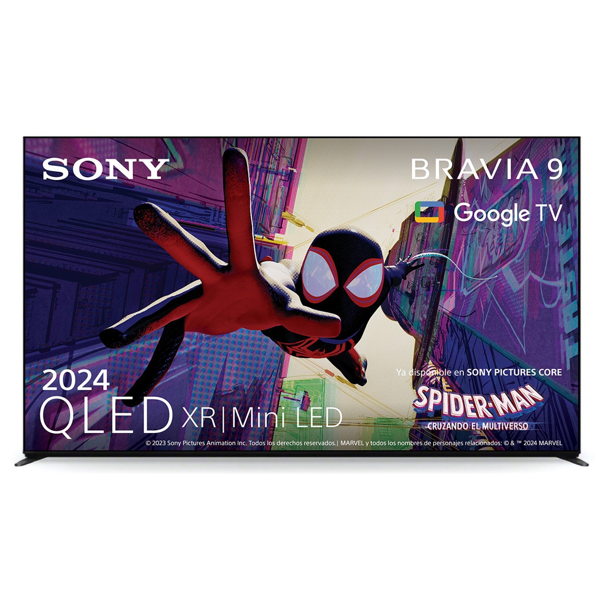TV 85" Sony BRAVIA 9 85XR90 Mini LED, 4K HDR, Google TV, Smart TV, Funciones para PS5, IMAX Enhanced, Dolby Vision Atmos, Chromecast, AirPlay 1