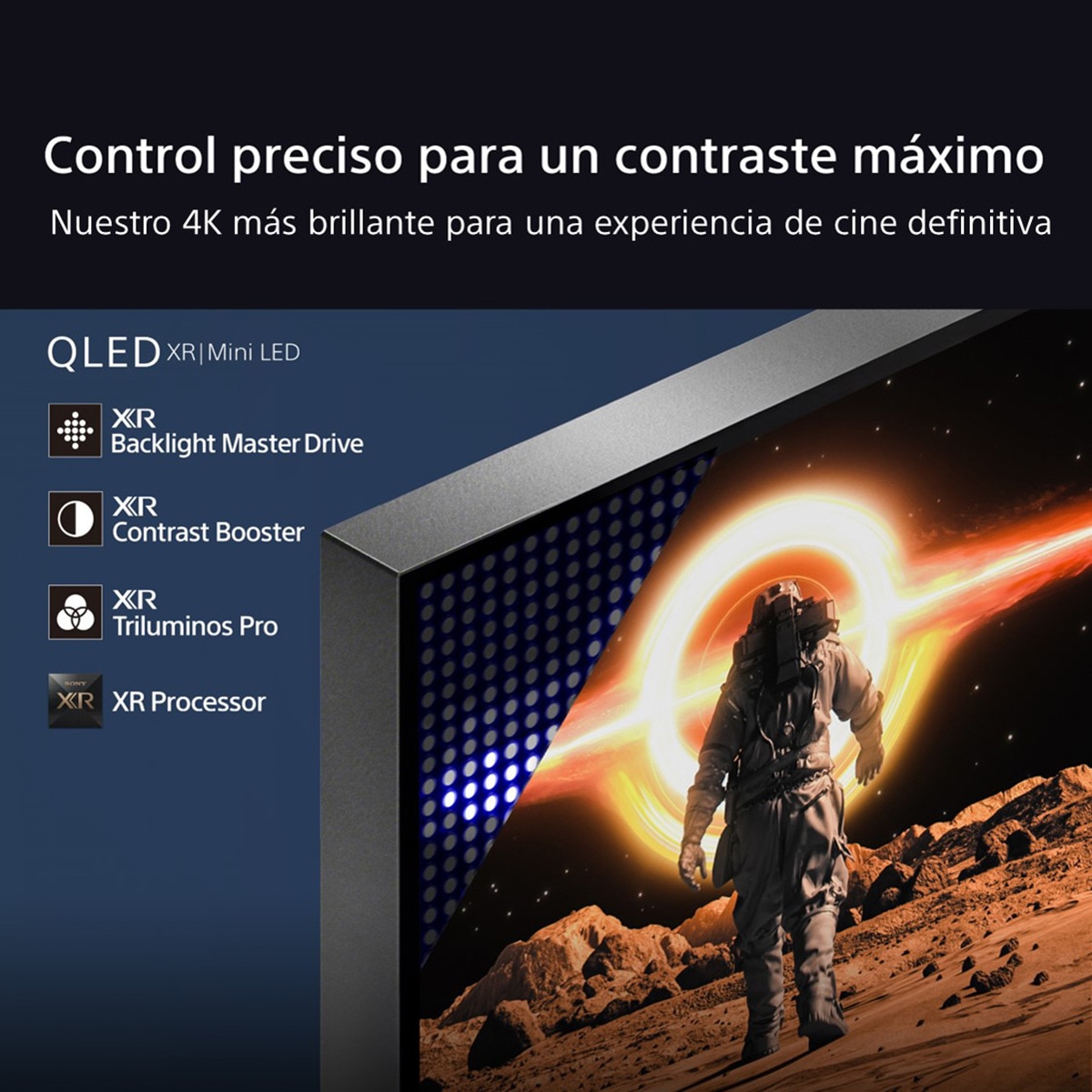 TV 85" Sony BRAVIA 9 85XR90 Mini LED, 4K HDR, Google TV, Smart TV, Funciones para PS5, IMAX Enhanced, Dolby Vision Atmos, Chromecast, AirPlay 3