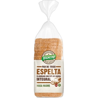 pan de molde de trigo espelta integral ecológico bolsa 400 g - Biocop