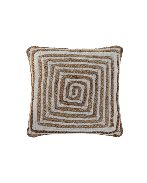 Imagen 0 de Cojín yute algodón 45 x 45 cm.