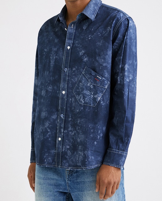 Imagen 0 de Camisa rayas tie-dye