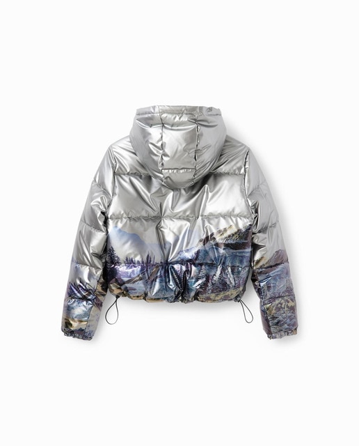 Imagen 0 de Chaqueta corta padded metalizada