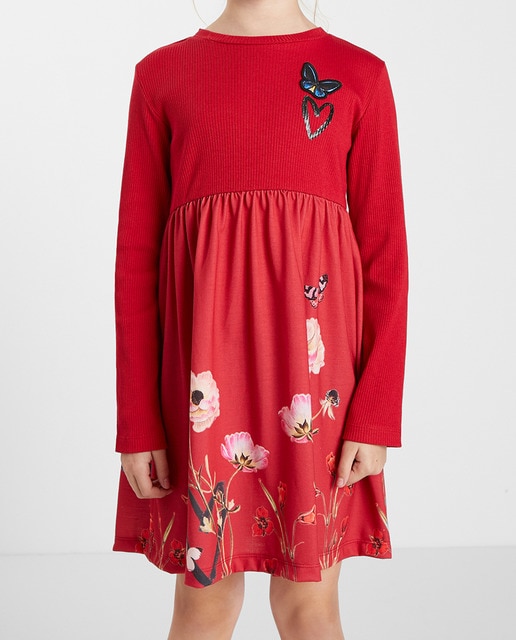 Imagen 0 de Vestido trapecio flores