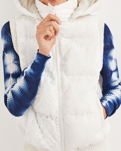 Imagen 0 de Chaleco padded de encaje