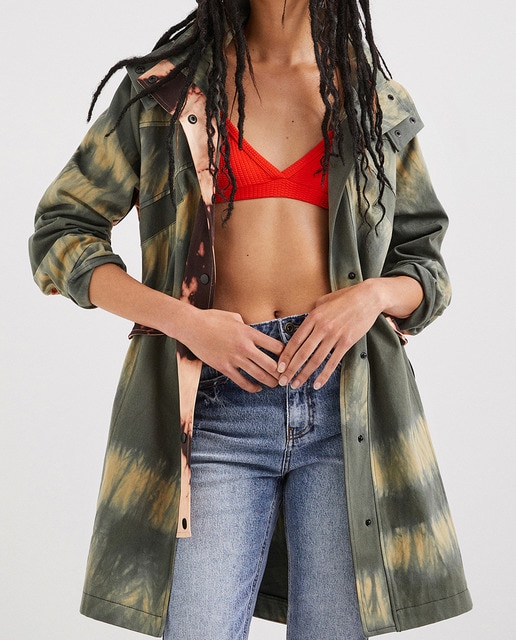 Imagen 0 de Parka tie-dye