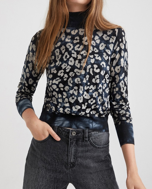 Imagen 0 de Jersey punto animal print