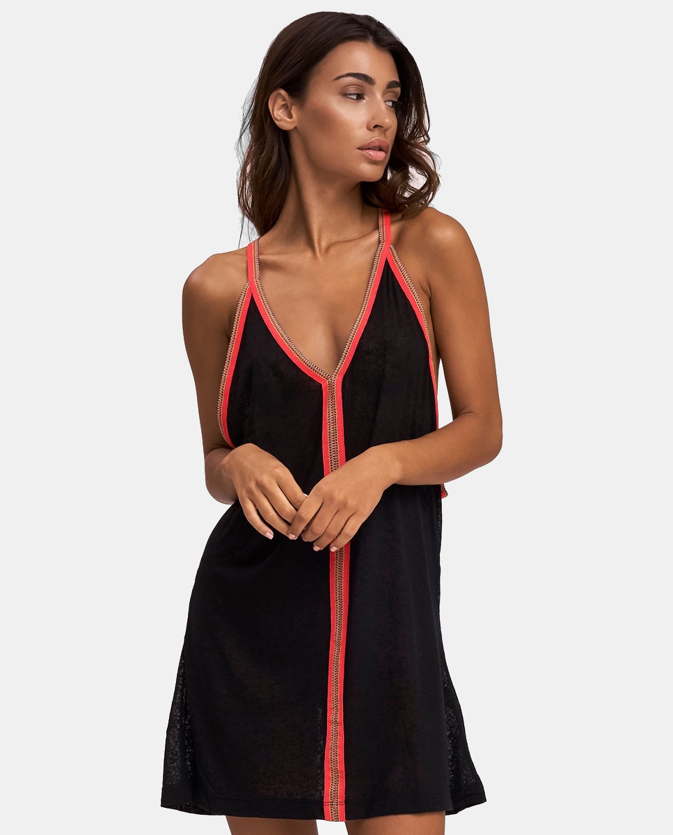 Imagem 0 de Kaftan Curto Sundress com Fitas