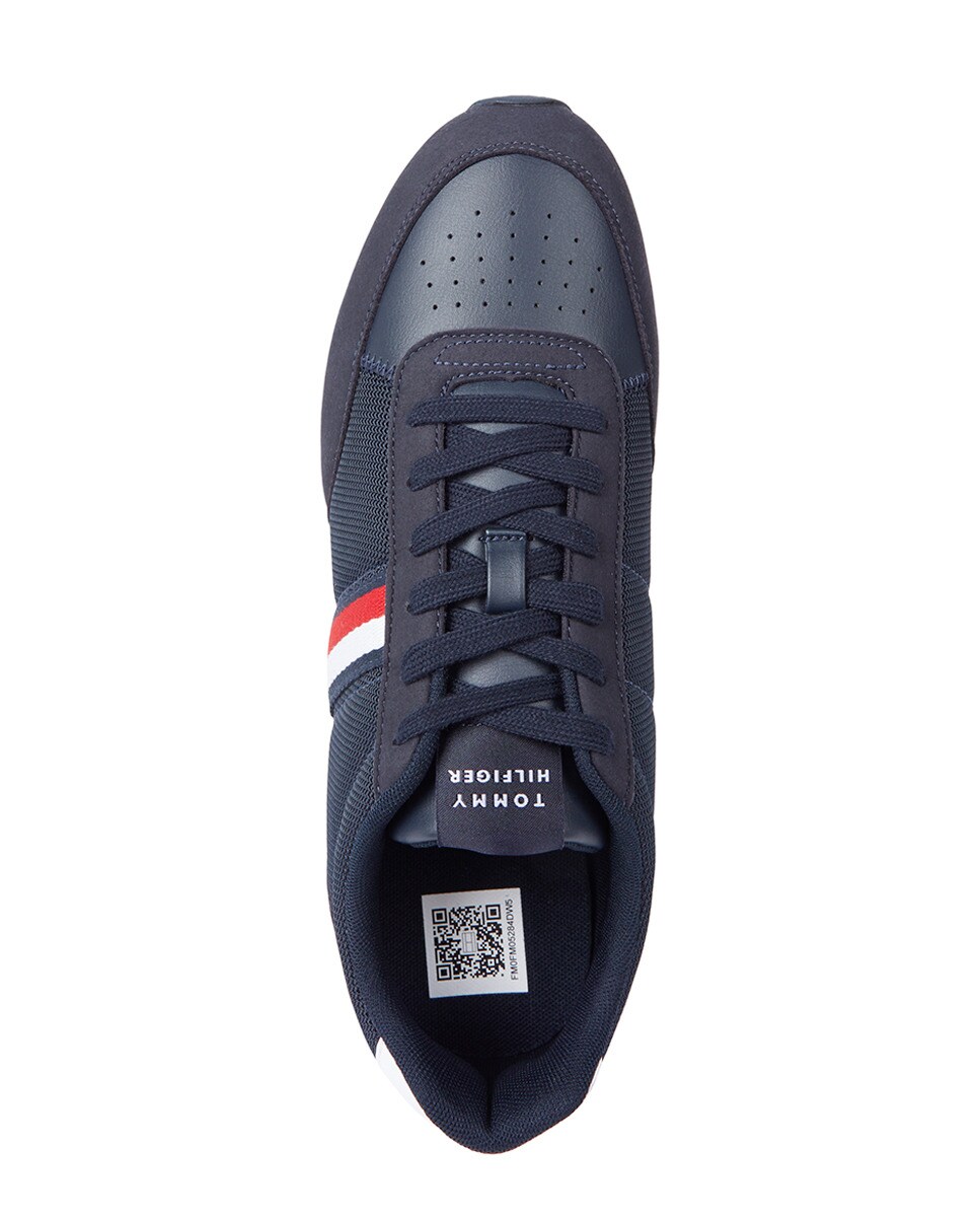 Sapatilhas de Running Retro com Bandeira TH Azul-marinho-2