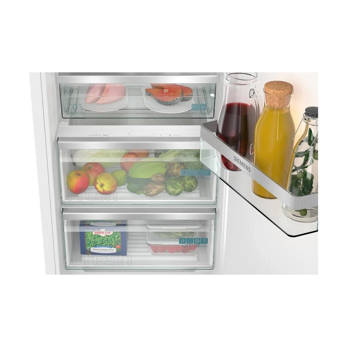 Frigorífico de 1 Porta Encastrável Siemens KI81RADD0 com Fecho SoftClose e de 177,2 cm - Branco Branco-4