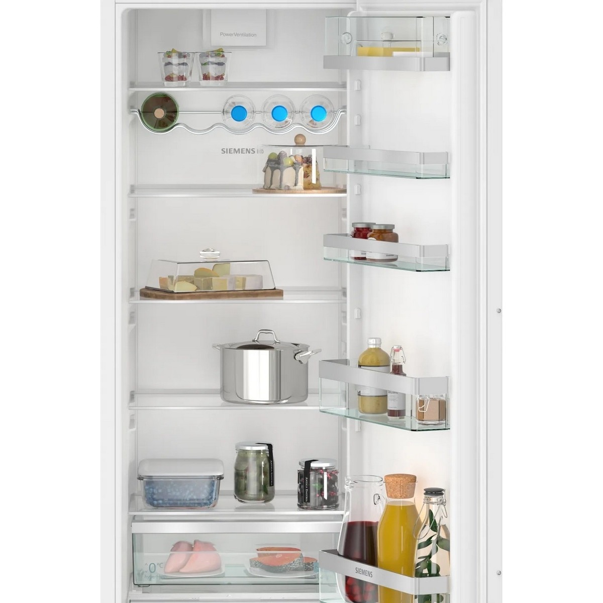 Frigorífico de 1 Porta Encastrável Siemens KI81RADD0 com Fecho SoftClose e de 177,2 cm - Branco Branco-3