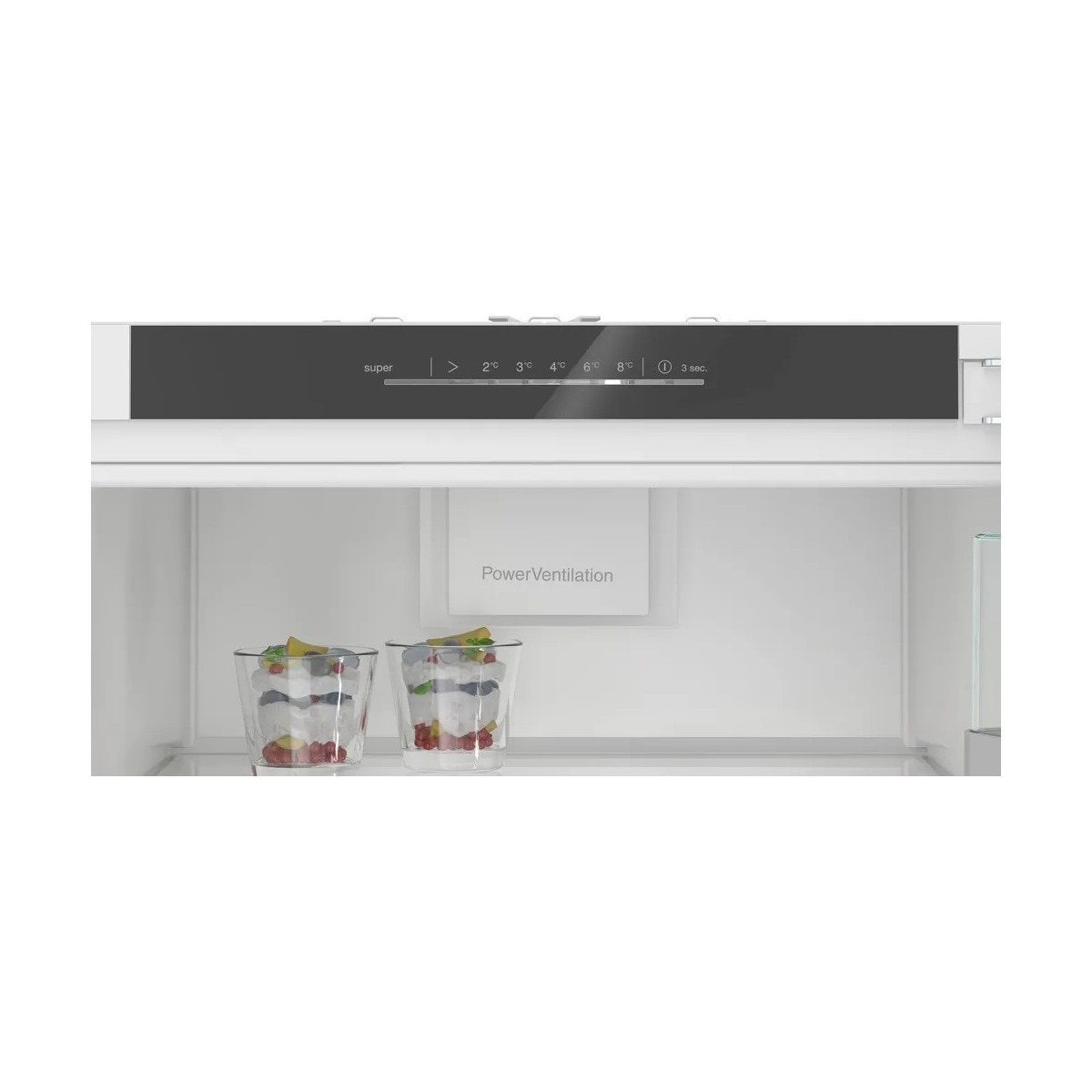 Frigorífico de 1 Porta Encastrável Siemens KI81RADD0 com Fecho SoftClose e de 177,2 cm - Branco Branco-2