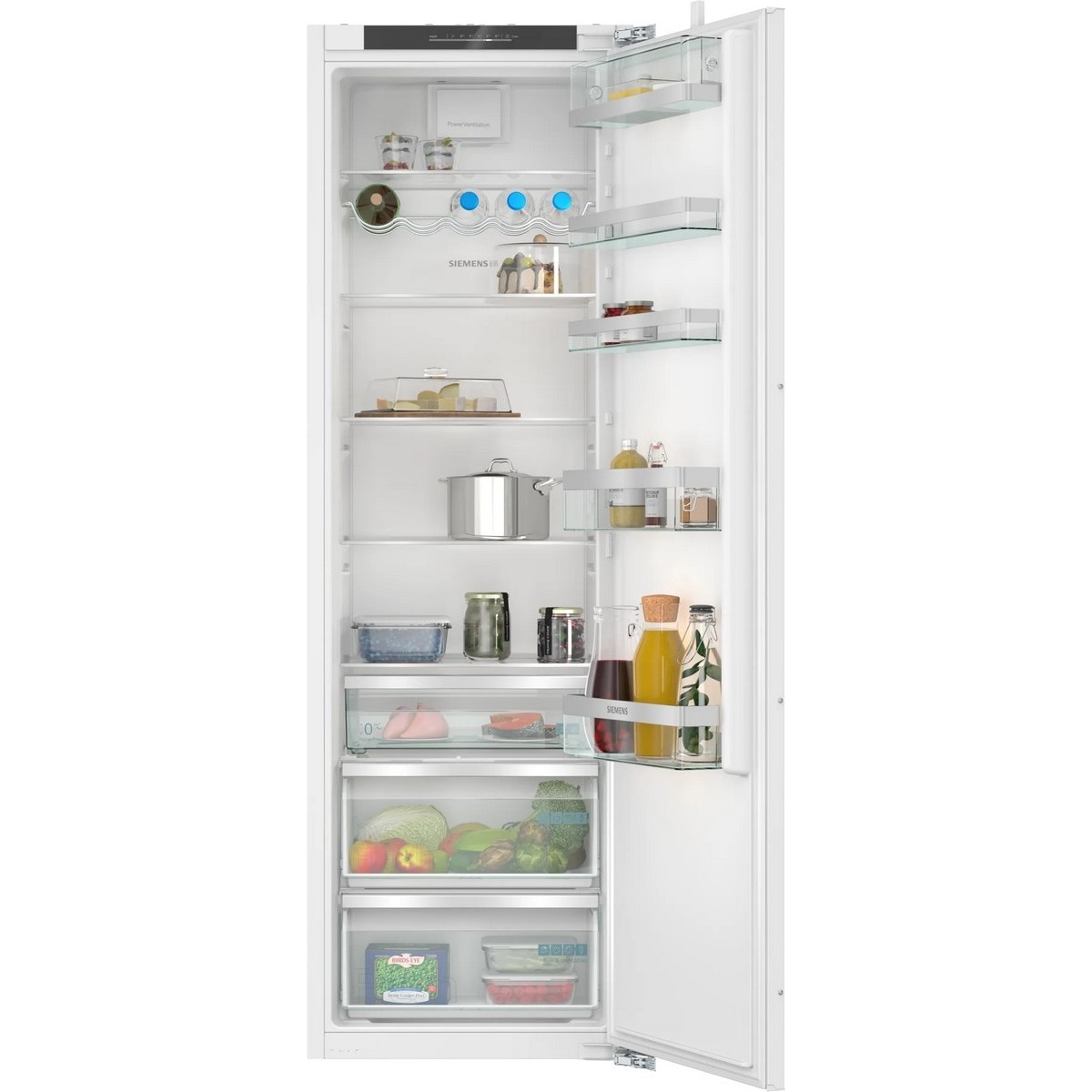 Frigorífico de 1 Porta Encastrável Siemens KI81RADD0 com Fecho SoftClose e de 177,2 cm - Branco Branco-1
