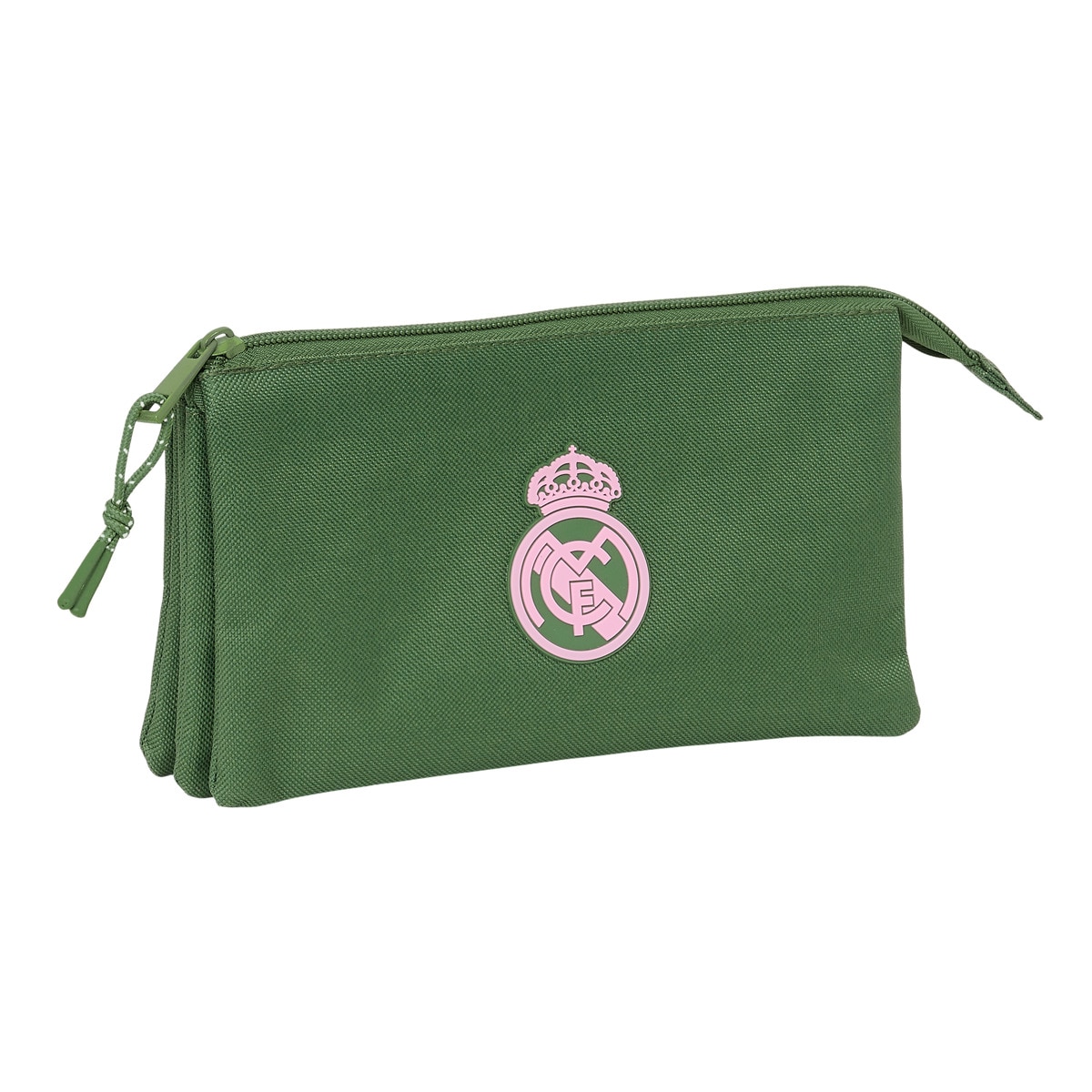 Imagen 0 de Portatodo triple Real Madrid C.F. chica caqui